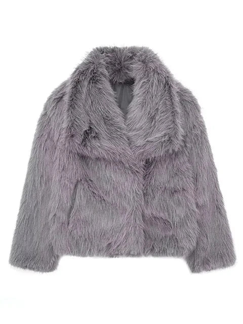 GiovanniLupo Faux fur-jakke til kvinder