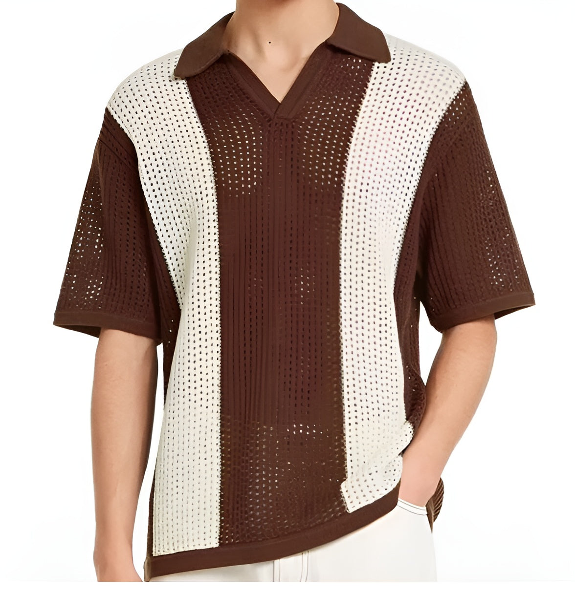 Lorenzo – Hollow-Knit Herre Polo