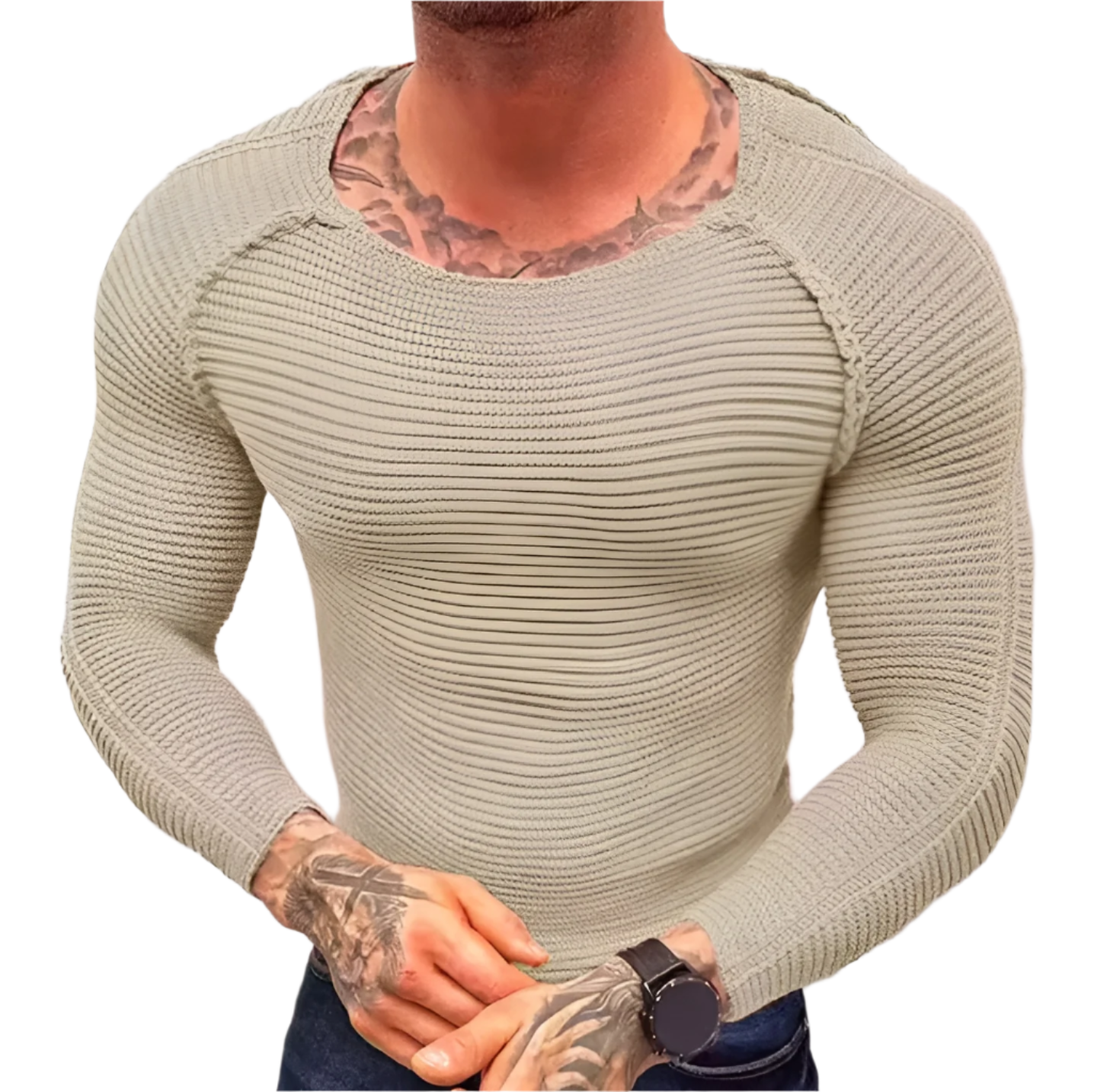 Emiliano – Patchwork Herre Casual Trøje