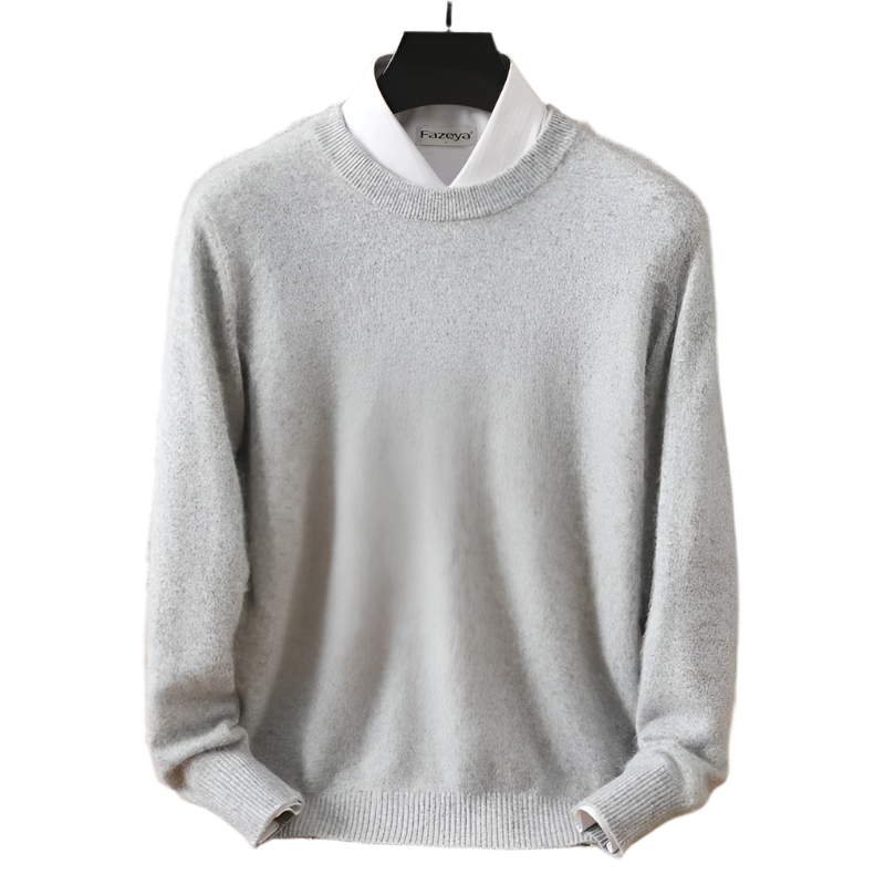 Lorenzo – Blødstrikket Herre Crewneck Sweater