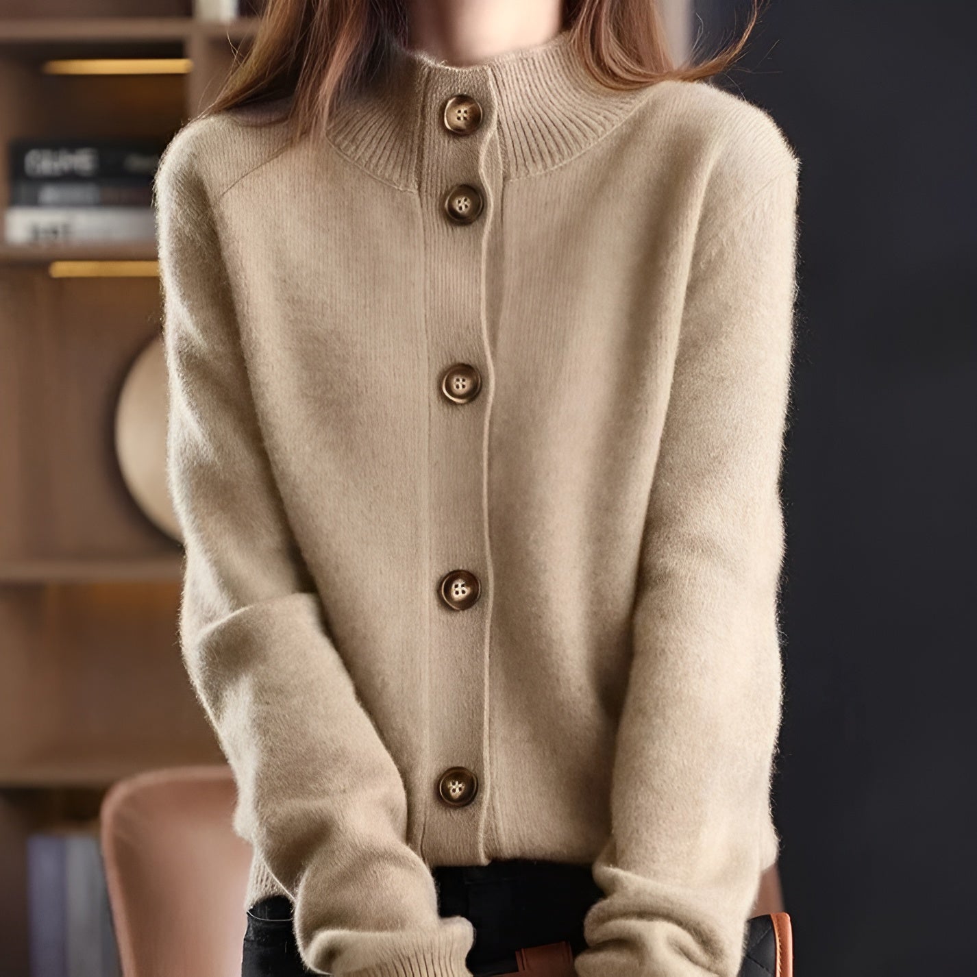 Clara – Tidløs Cashmere Damecardigan
