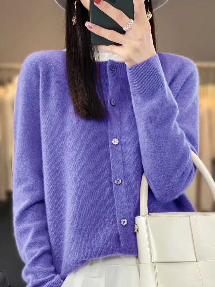 DarioFontana Jakke med langærmet sweater til kvinder