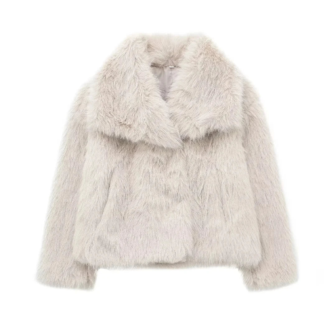 GiovanniLupo Faux fur-jakke til kvinder