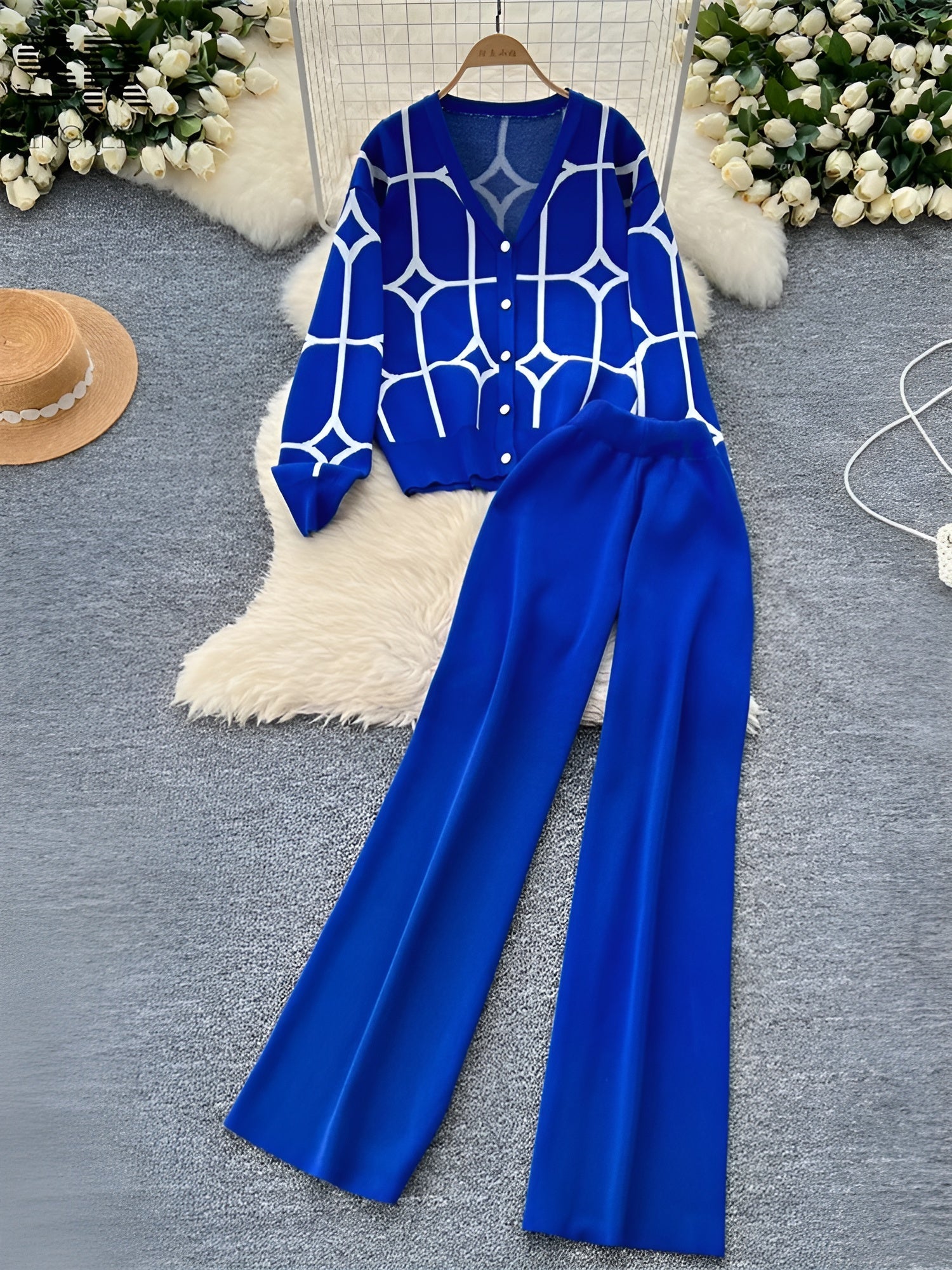 Eliana – Luksusstrik Dame To-Delte Sæt