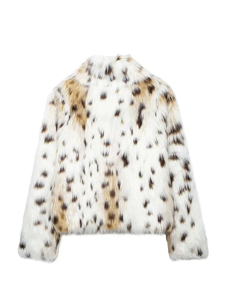 EnzoFeracci Spotted Print Jacket Long Sleeve til kvinder