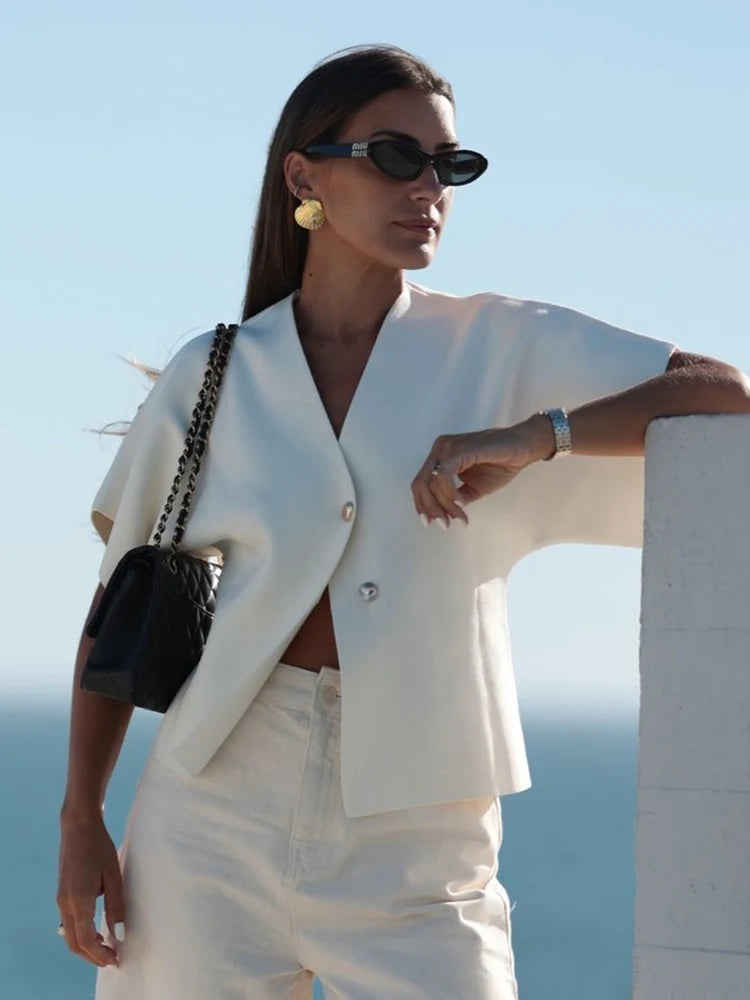 GinaRossa Diana Tricot Scarlett Cardigan til kvinder