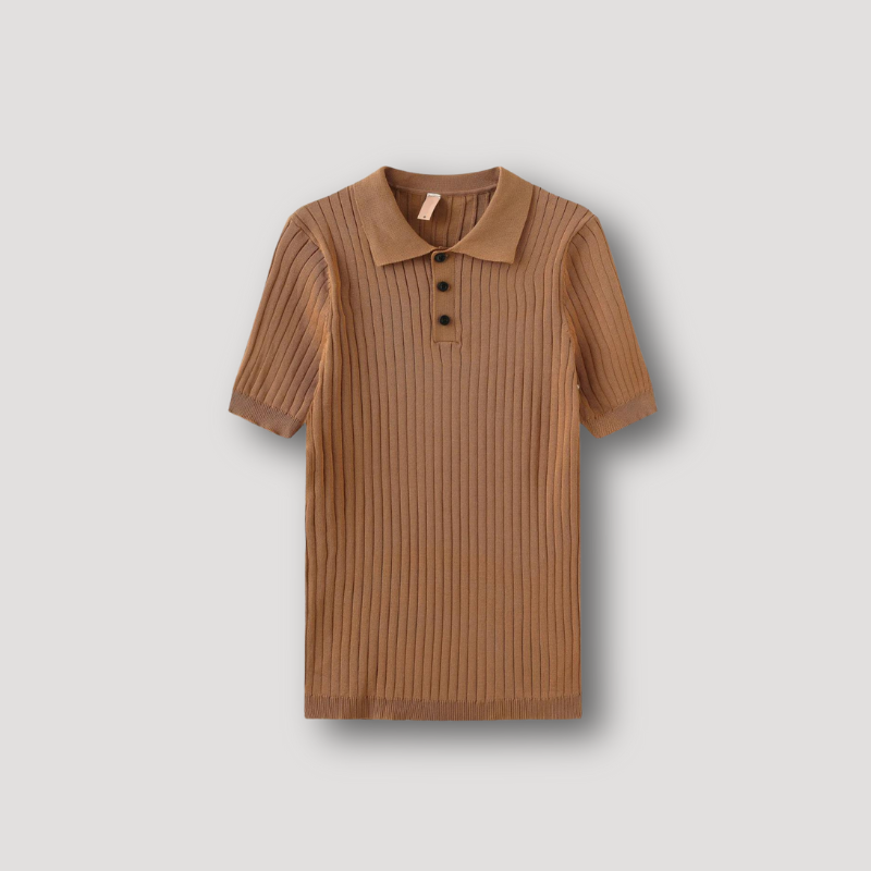 SergioVitale Strikkede Poloshirts Til Mænd