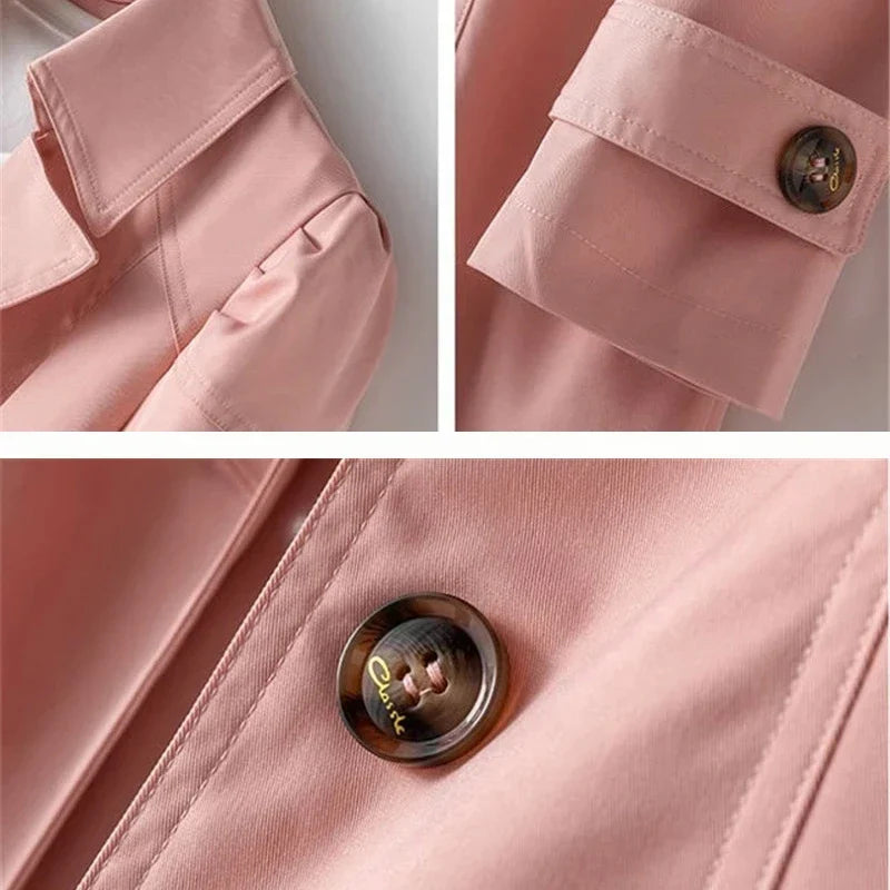 EnzoStile Elegant Trench Coat til kvinder