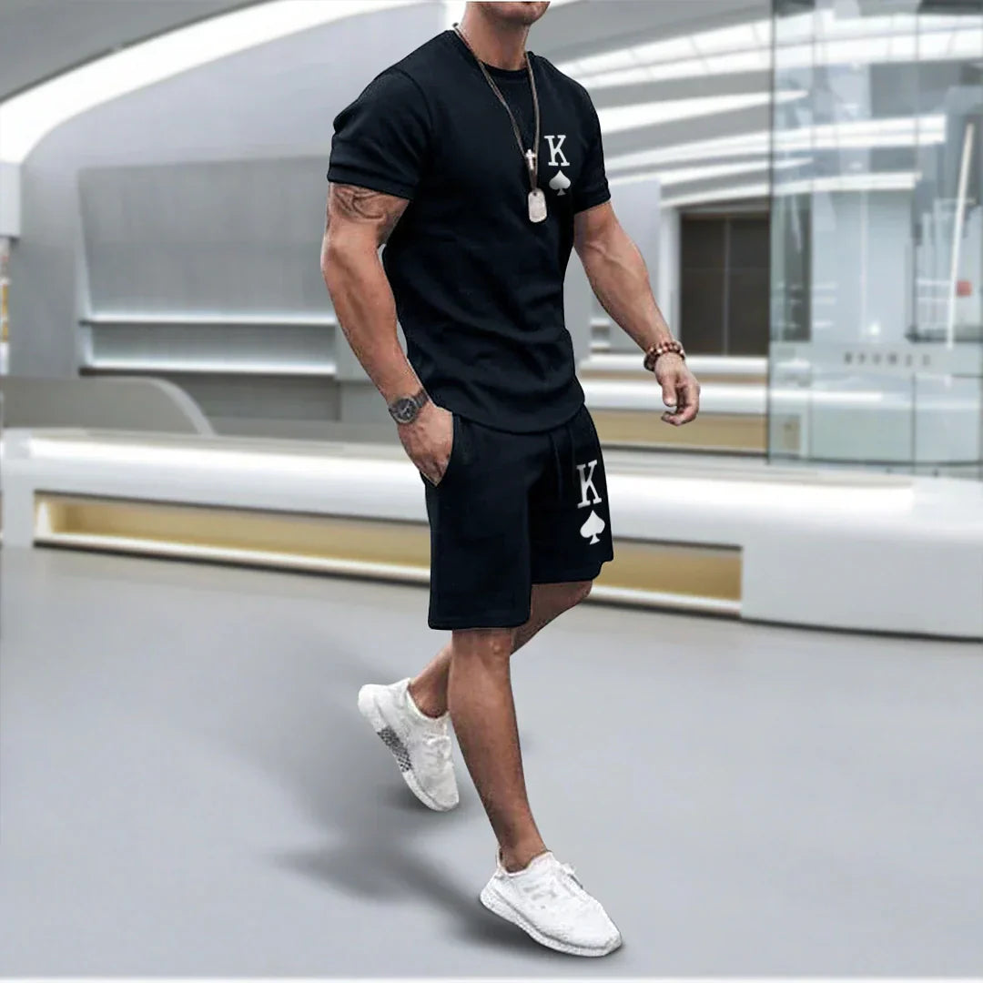 DanteFiore Shorts og T-shirt sæt til mænd