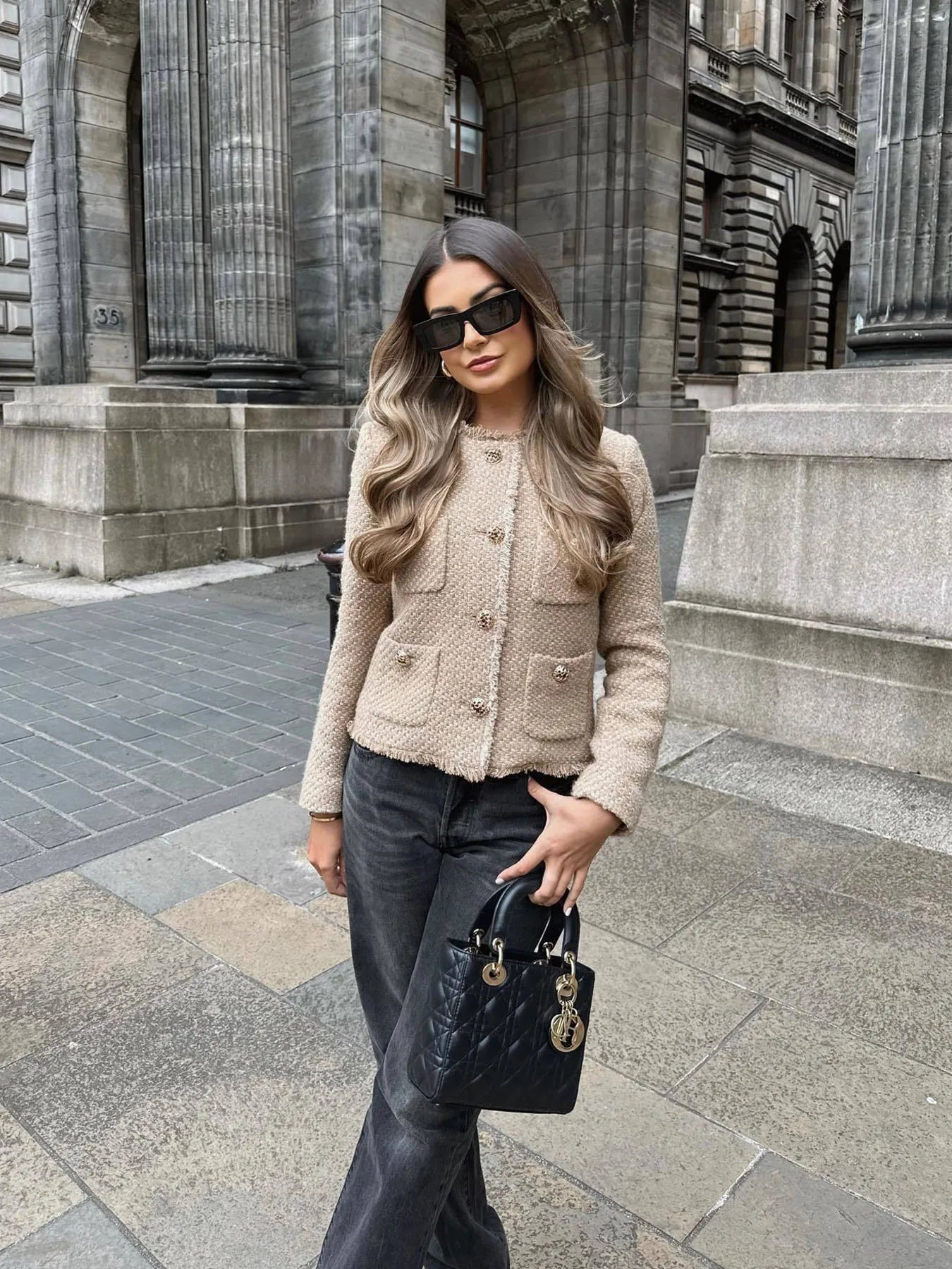 Avani | Kort tweed-jakke