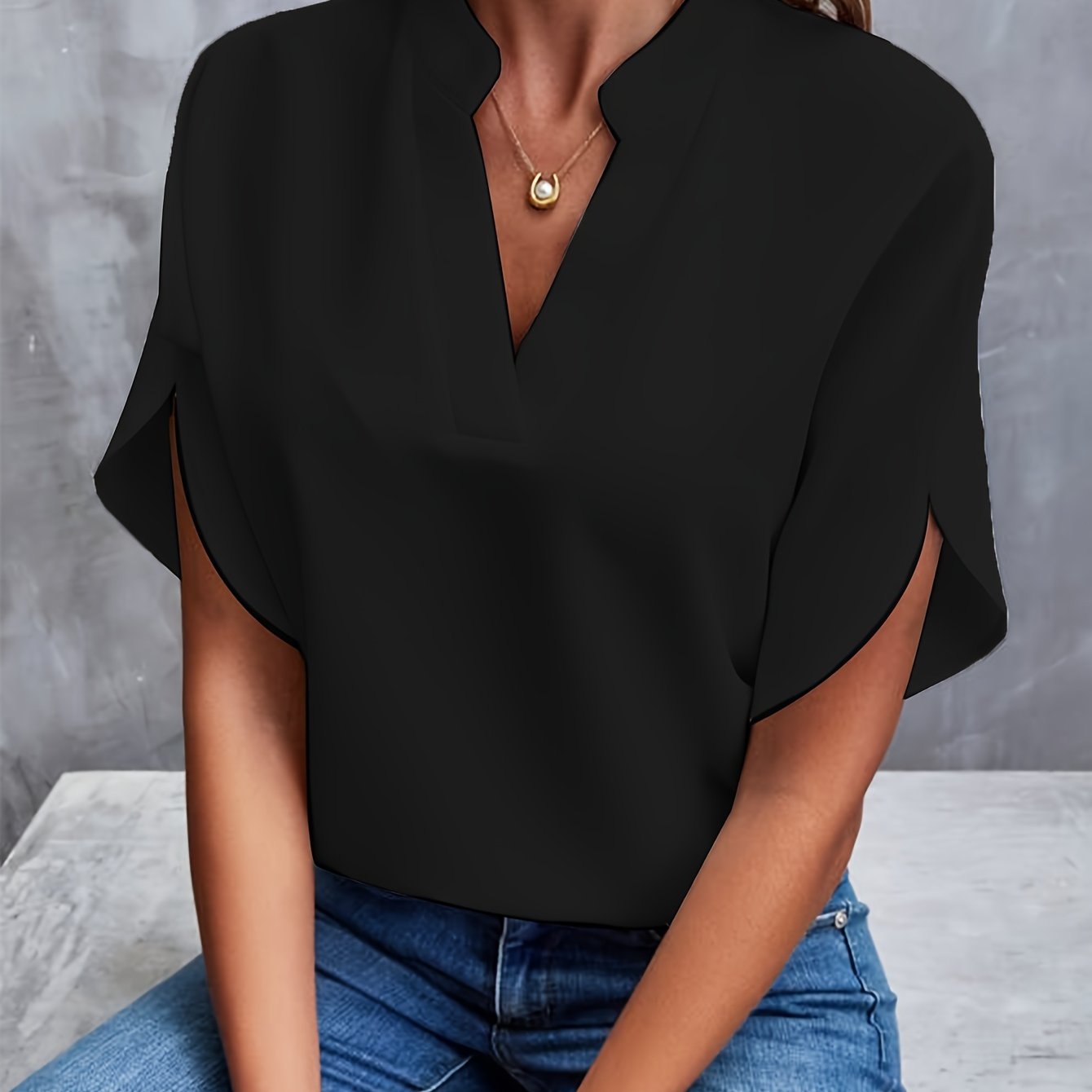 EvaConti™ Elegant bluse til kvinder