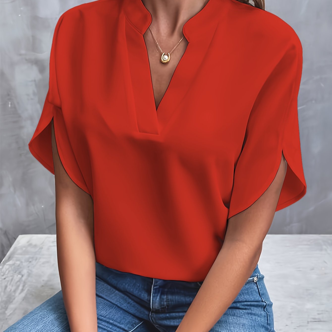 EvaConti™ Elegant bluse til kvinder
