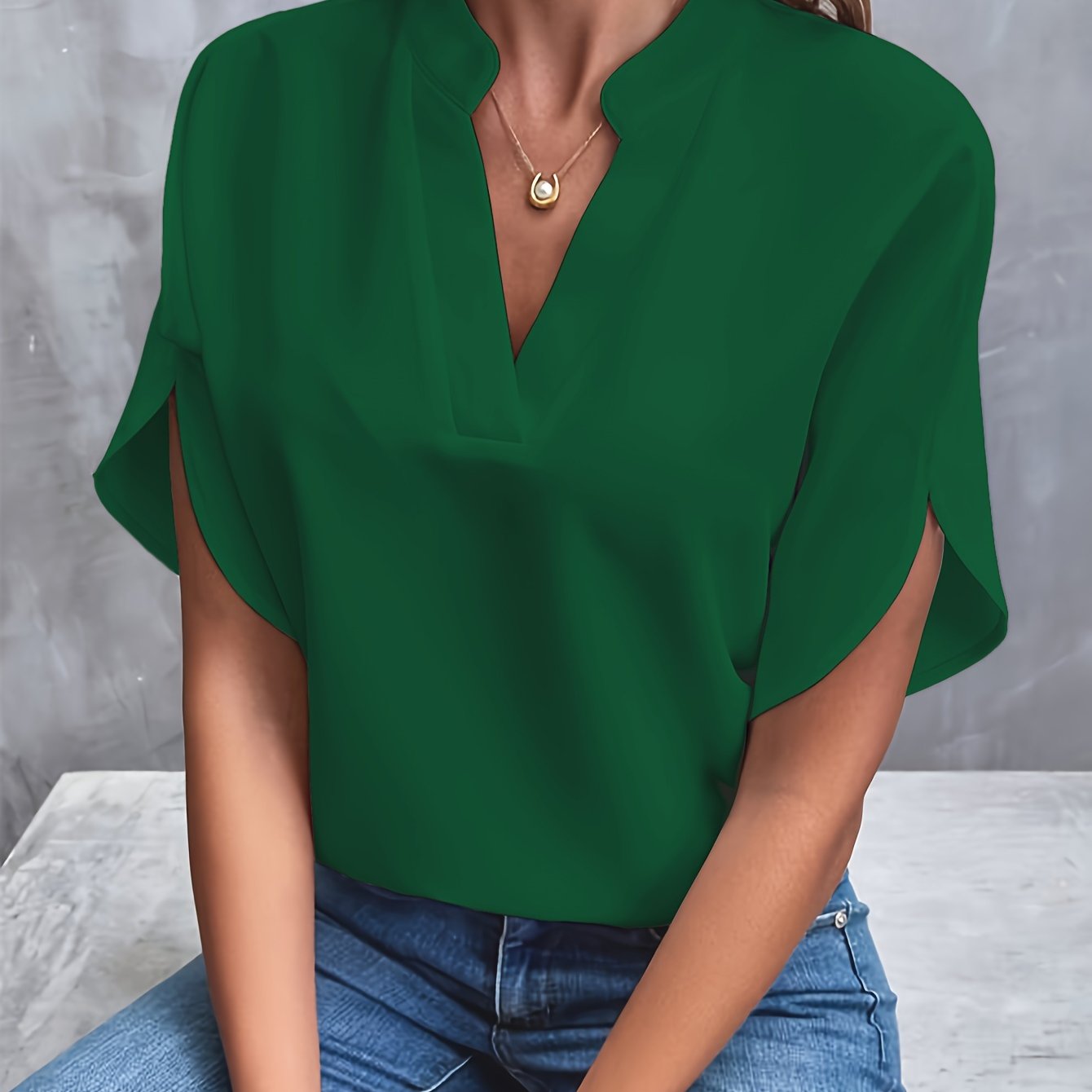EvaConti™ Elegant bluse til kvinder