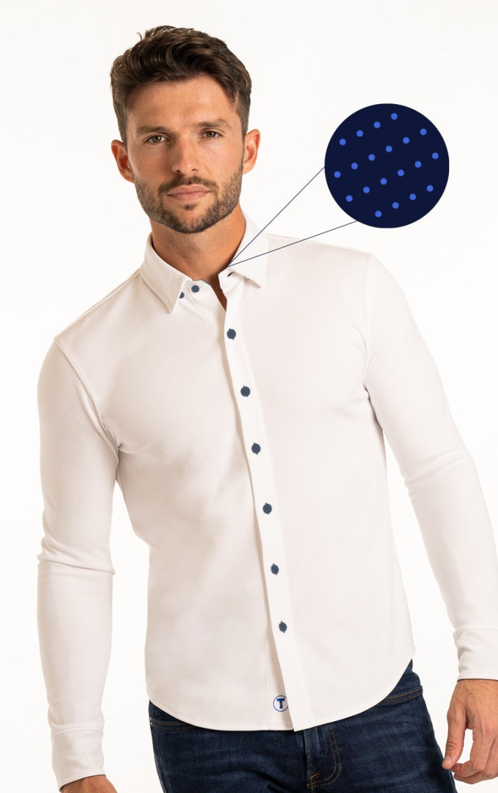 GiuseppeRossi Poloshirt Med Knapper