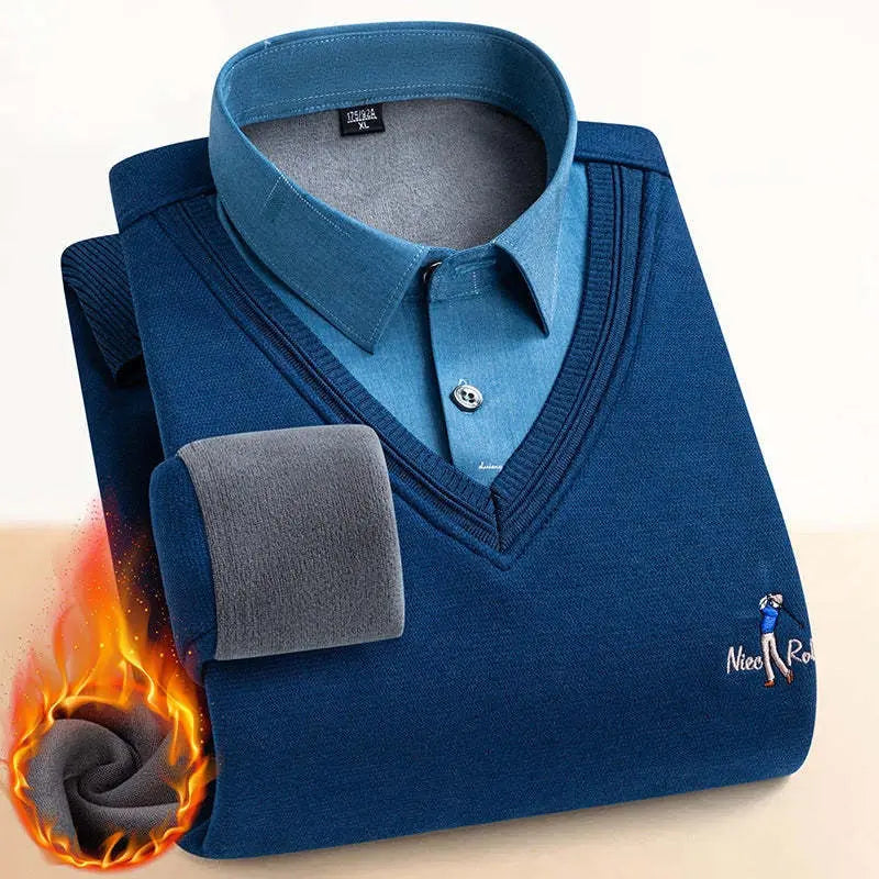 Anders | Sweater med dobbeltlag Luxia