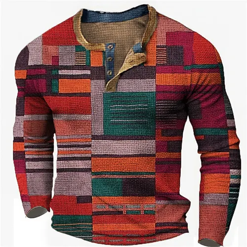 Marco – Herreskjorte med Patchwork og Lange Ærmer