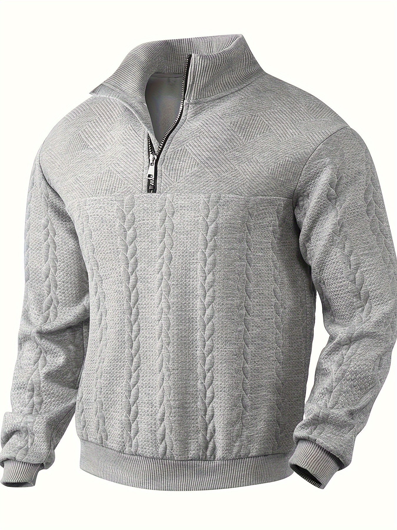 Matteo – Vintage Herre Zip-Up Sweater