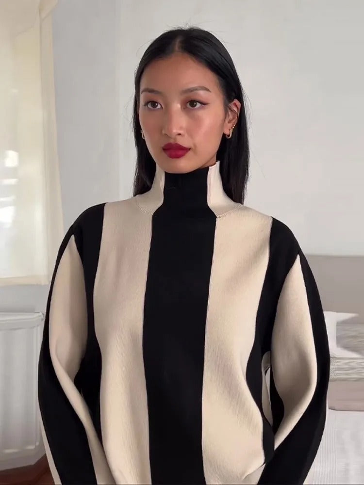 StefanoRinaldi Lodret stribet sweater