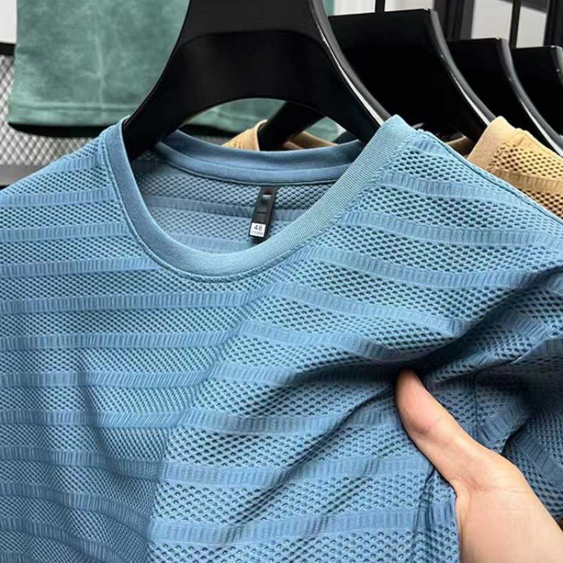 MatteoCaruso Ice Mesh-T-shirt