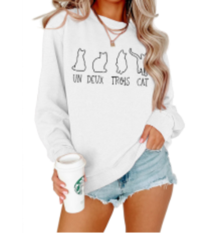 Claire - Sjov Kattesweater