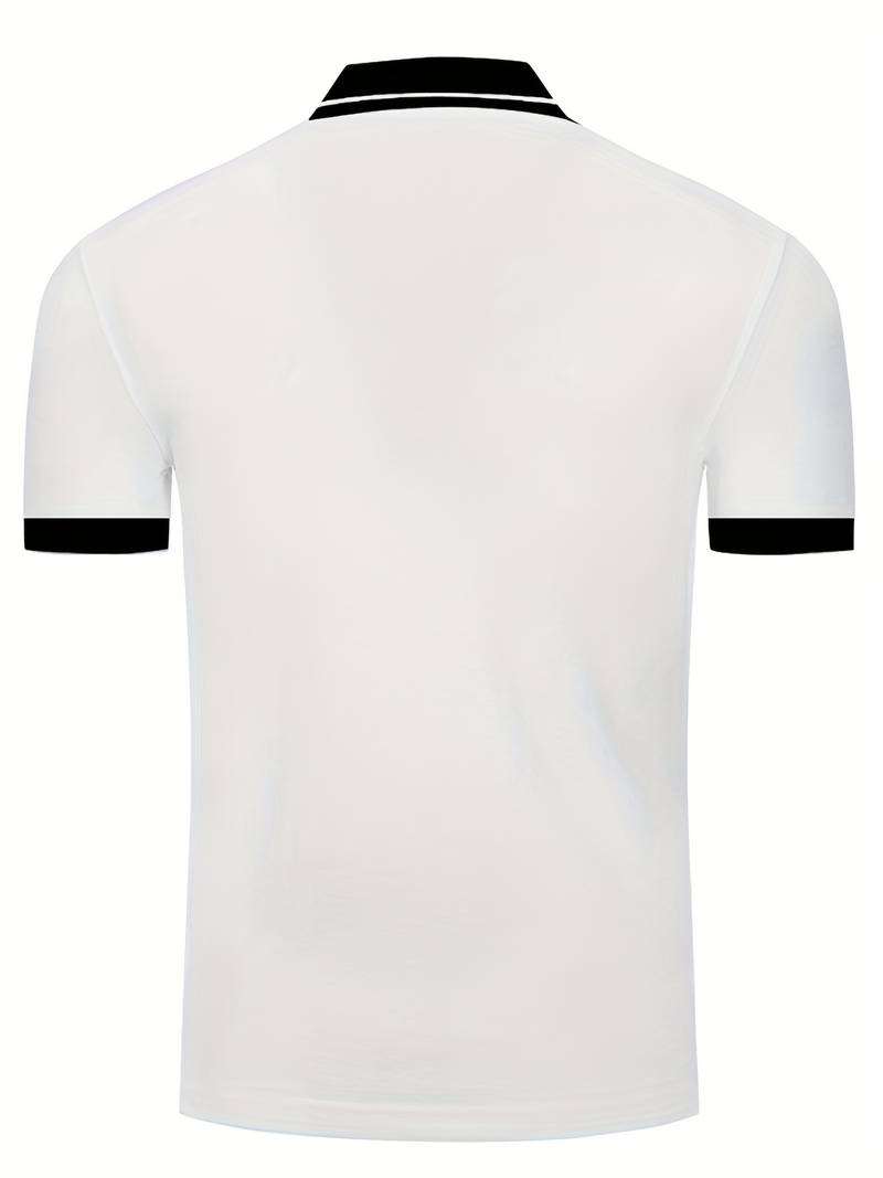 Luca – Casual ensfarvet polo til mænd