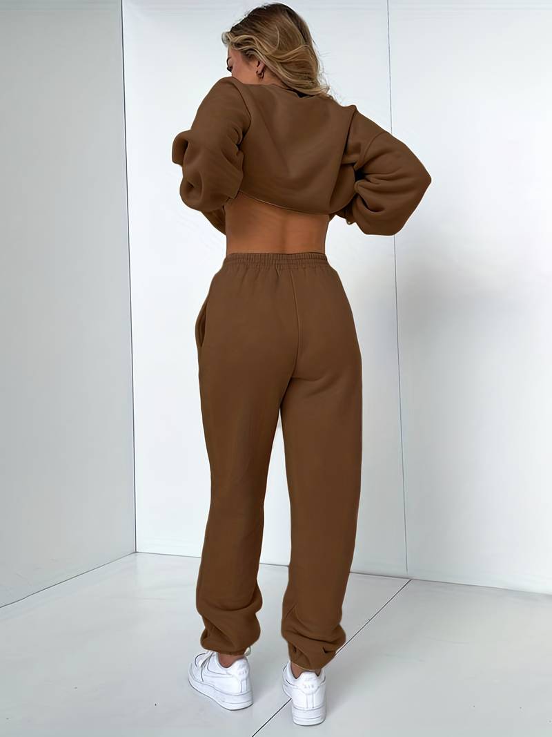 Evy - Behageligt Sæt Med Loungewear
