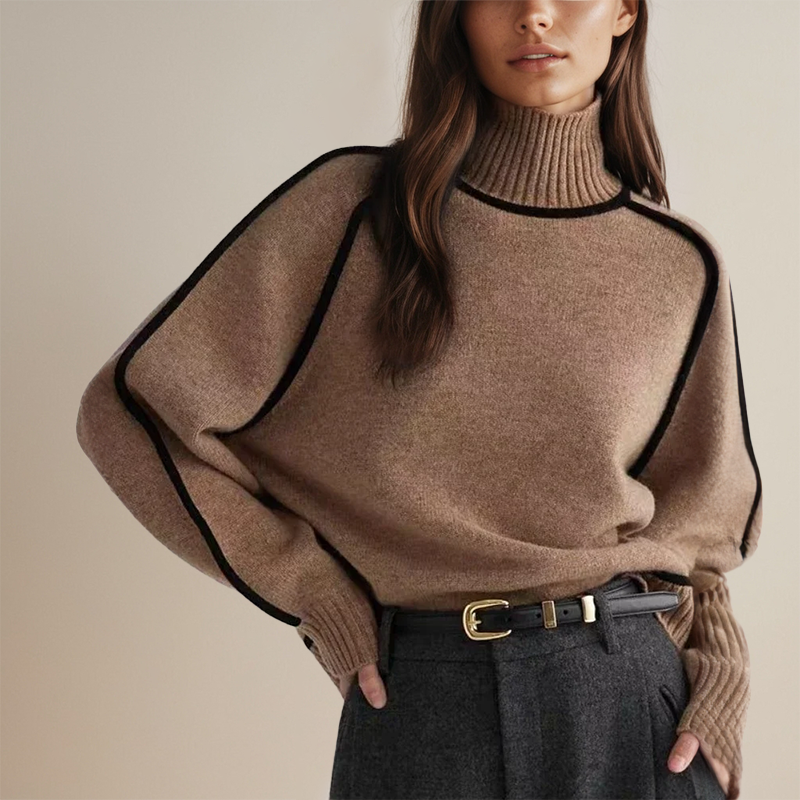 RaffaeleFabbri Elegant rullekravesweater til kvinder