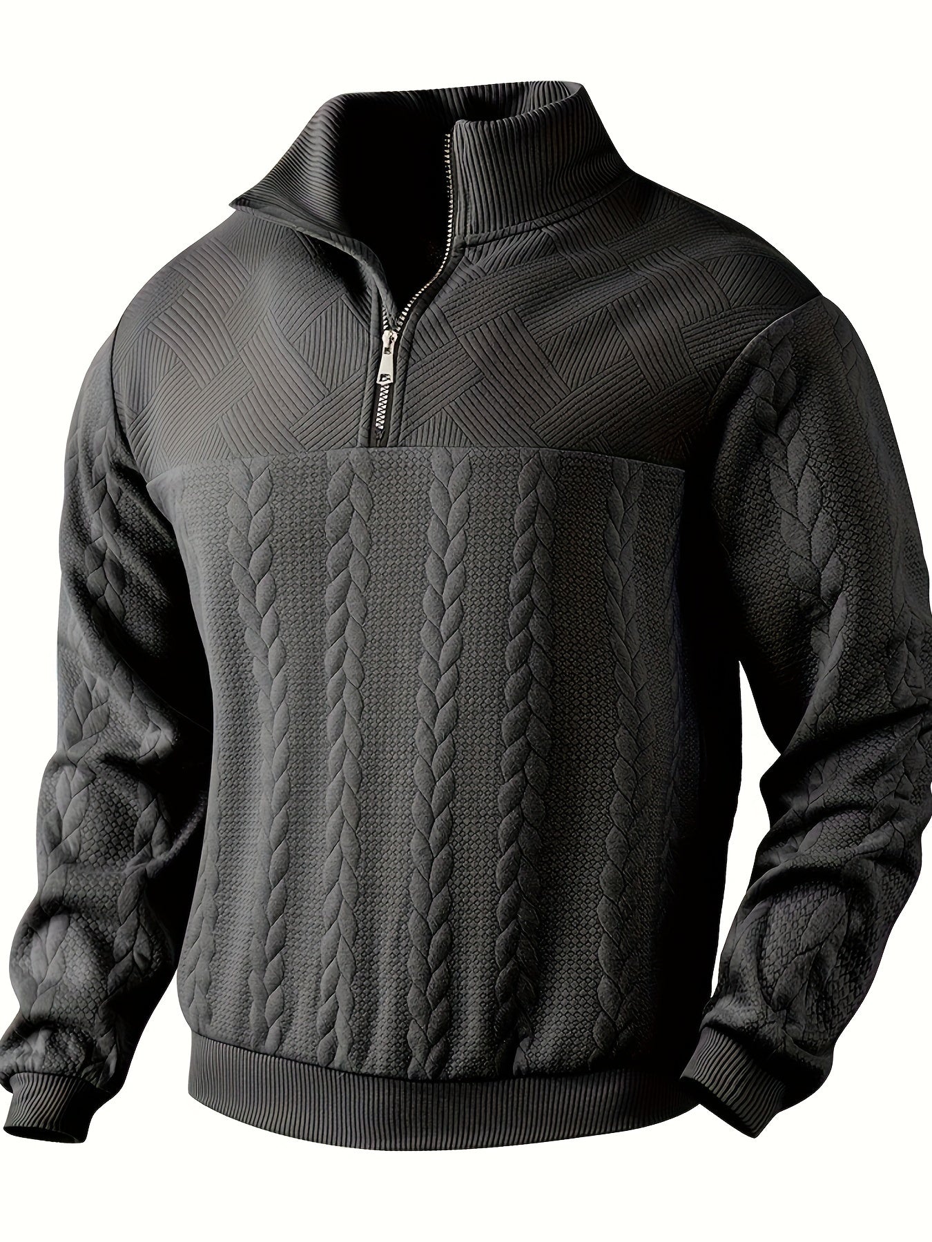 Matteo – Vintage Herre Zip-Up Sweater