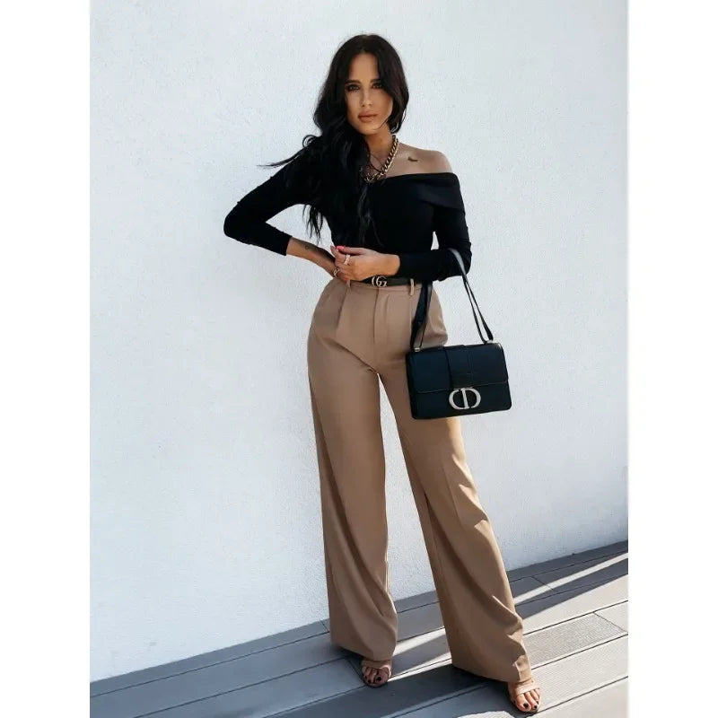 Isabella – Ribstrikket Wrap Damebluse