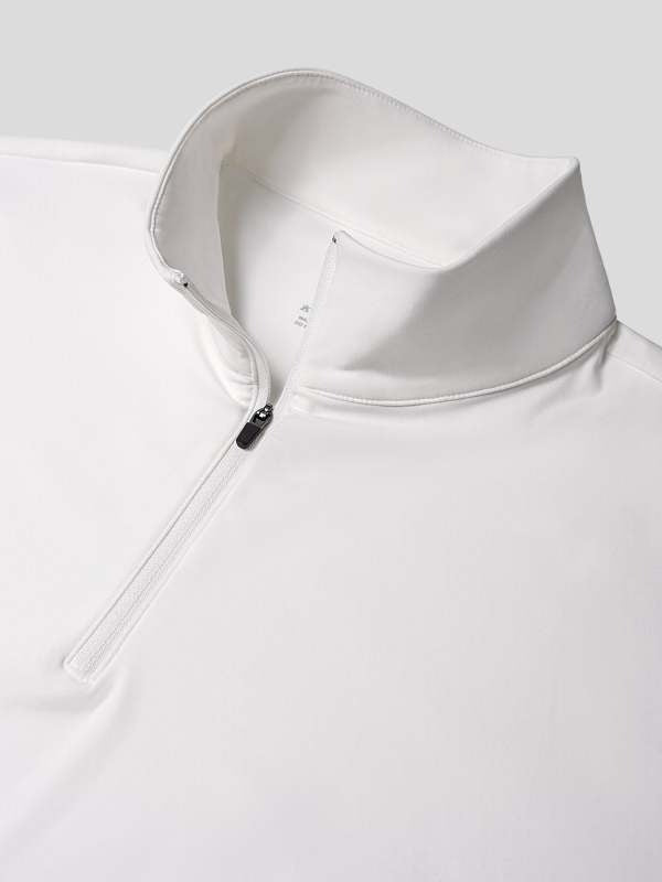NicolaBianconi T-shirt med halv lynlås og halsudskæring