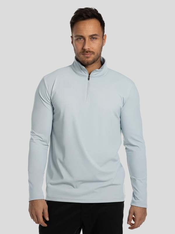 NicolaBianconi T-shirt med halv lynlås og halsudskæring