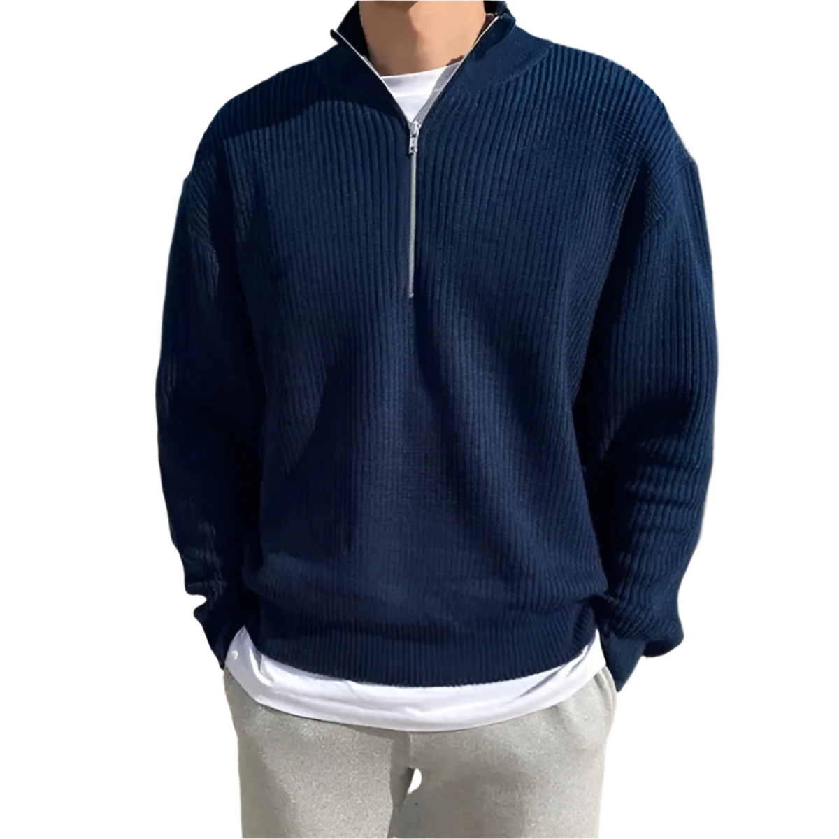 Morbello – Tidløs Herre Half-Zip Sweater
