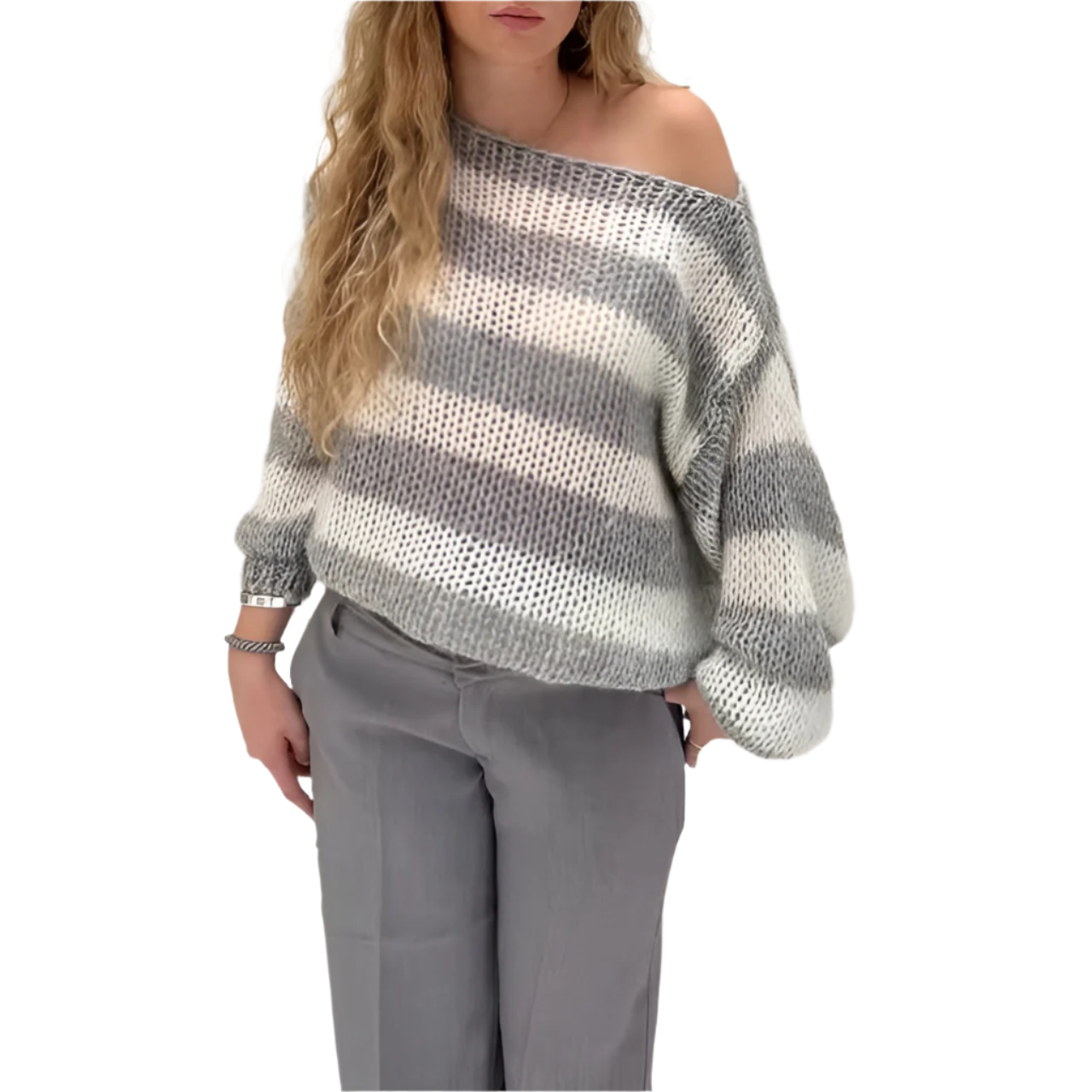 Martina – Oversized Strikket Dametrøje