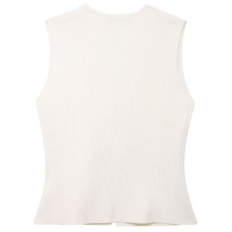 MarcoFiorelli Strikket cardigan med guldknap