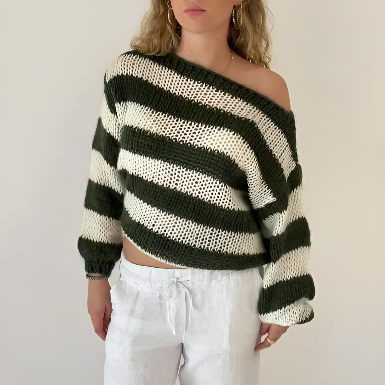 Martina – Oversized Strikket Dametrøje