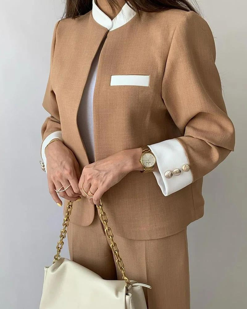 Dario Giordano Block kort jakke