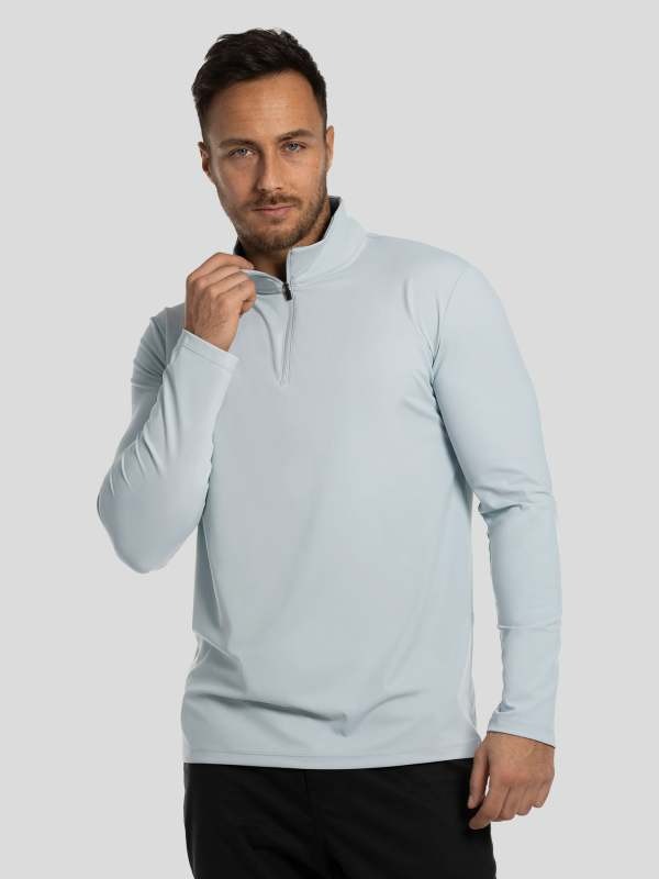 NicolaBianconi T-shirt med halv lynlås og halsudskæring