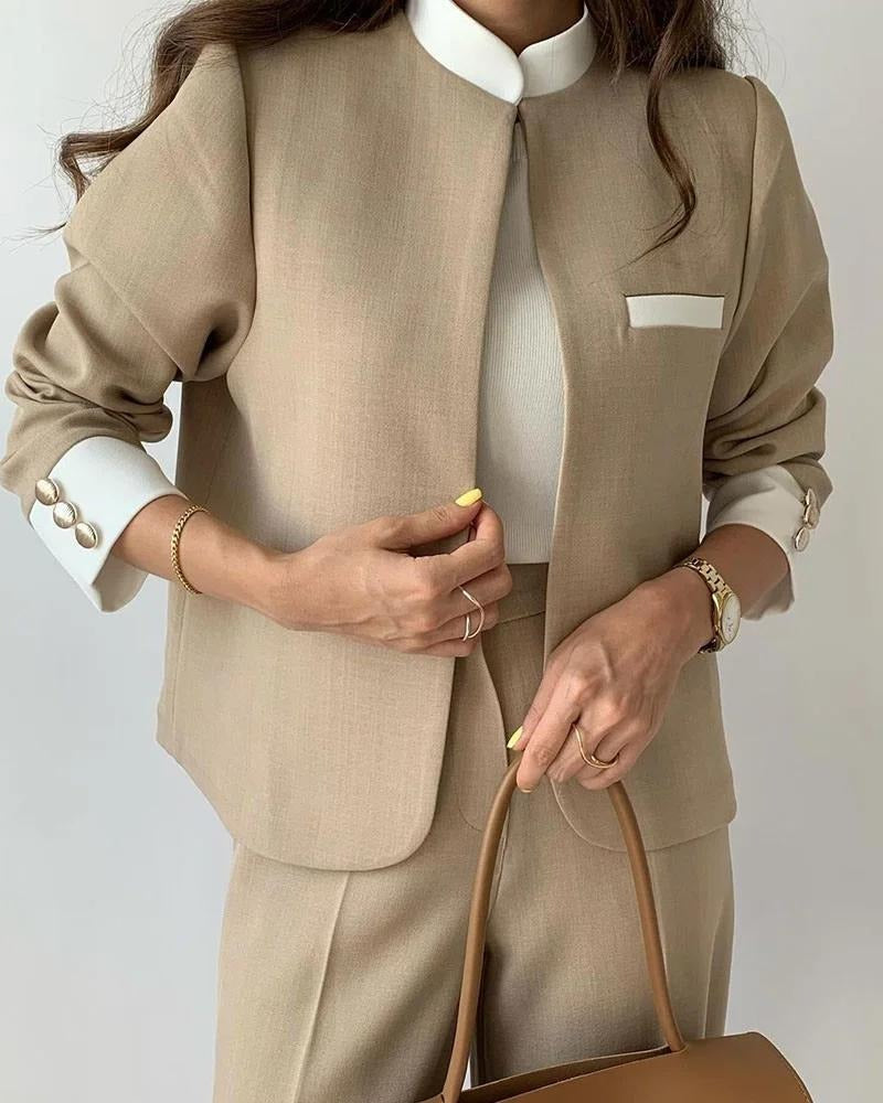 Dario Giordano Block kort jakke