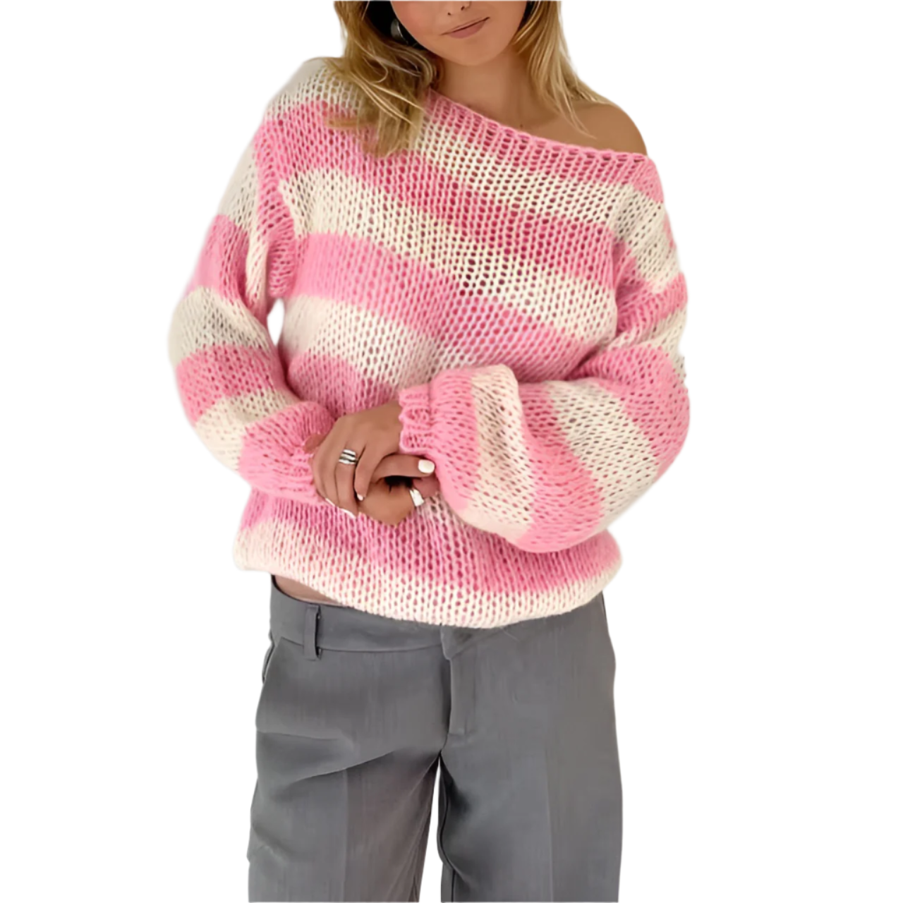 Martina – Oversized Strikket Dametrøje