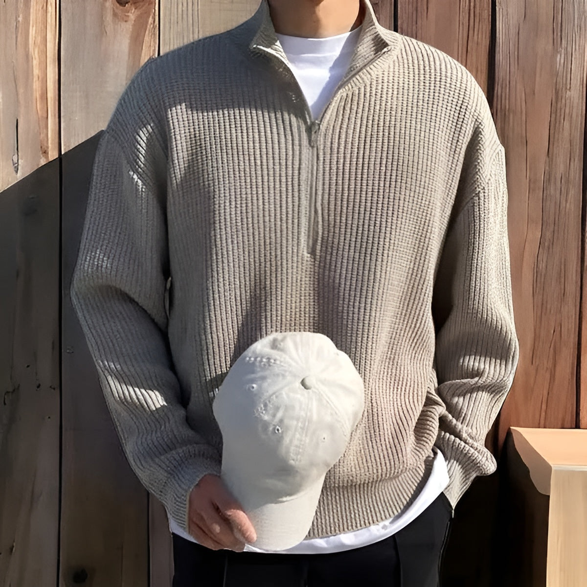 Morbello – Tidløs Herre Half-Zip Sweater