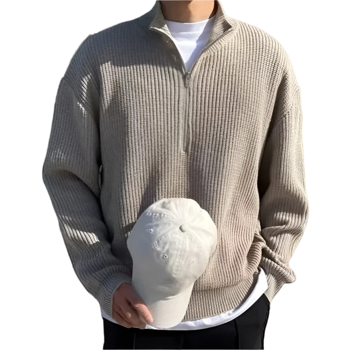 Morbello – Tidløs Herre Half-Zip Sweater