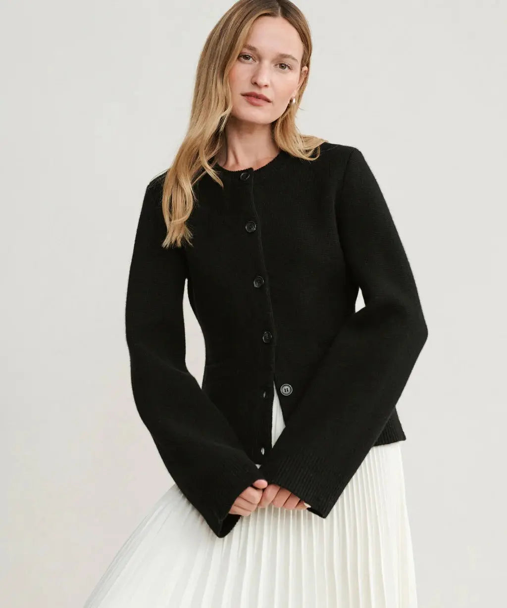 CozyGrace | Cardigan Chic Trøje Luxia