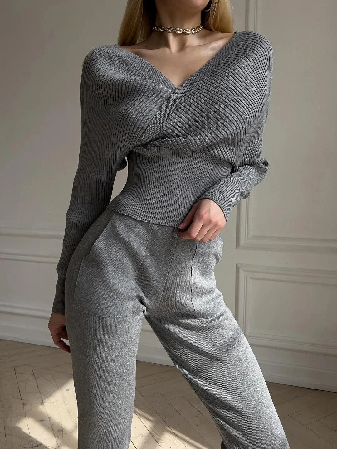 MarcoBellini Strikkede trøjer uden skulder