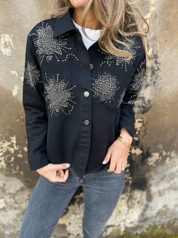 ElenaRomano Crystal Jean-jakke