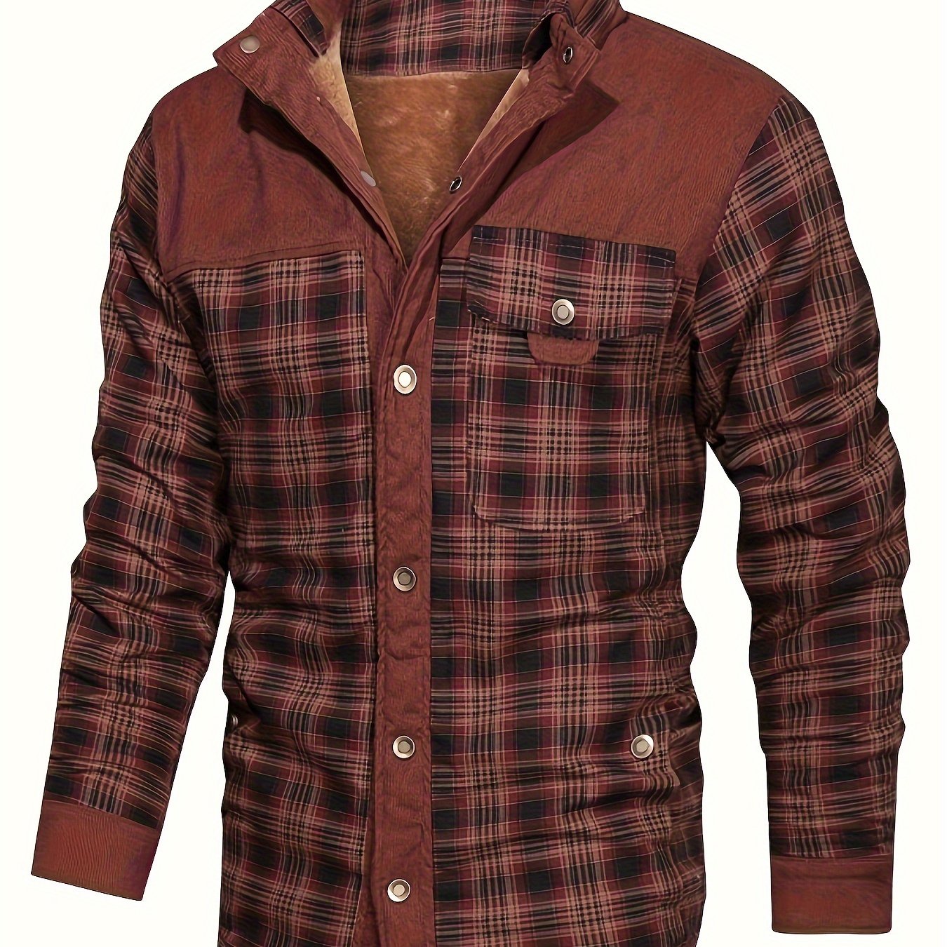 Calvoro – Foret Herreflannelskjorte med Klassisk Tern