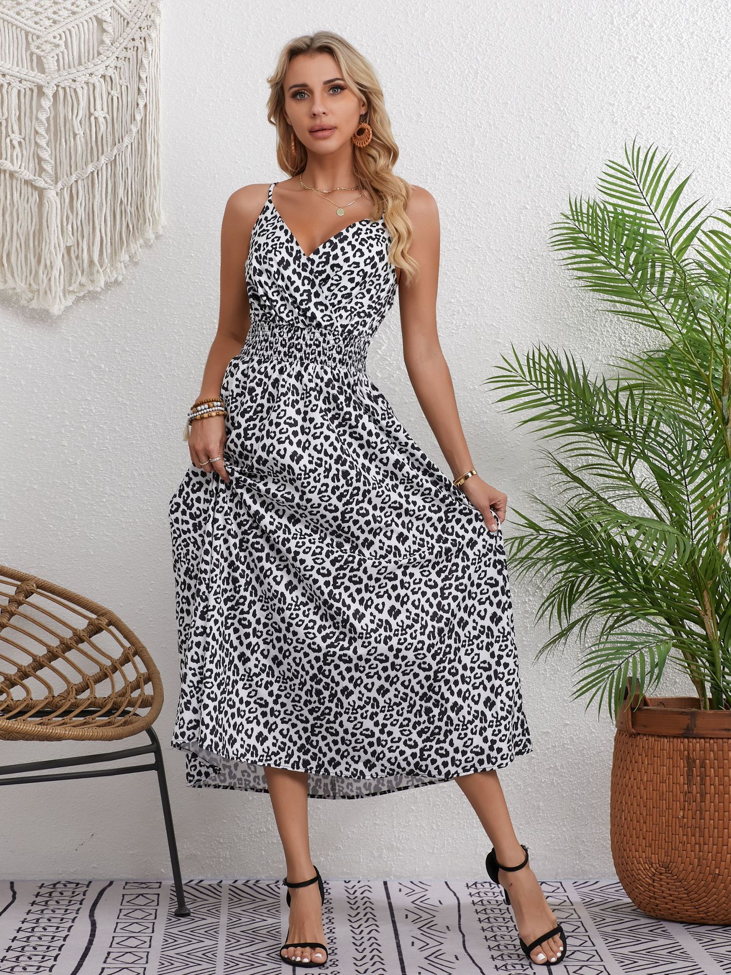 DanteMorelli American Large Swing Dress med leopardprint