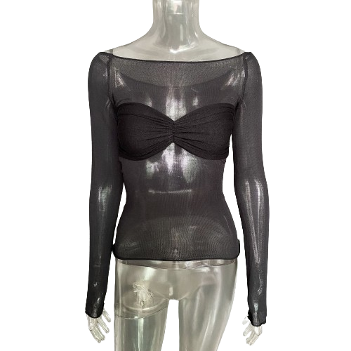 Irma | Top med afskåret skulder