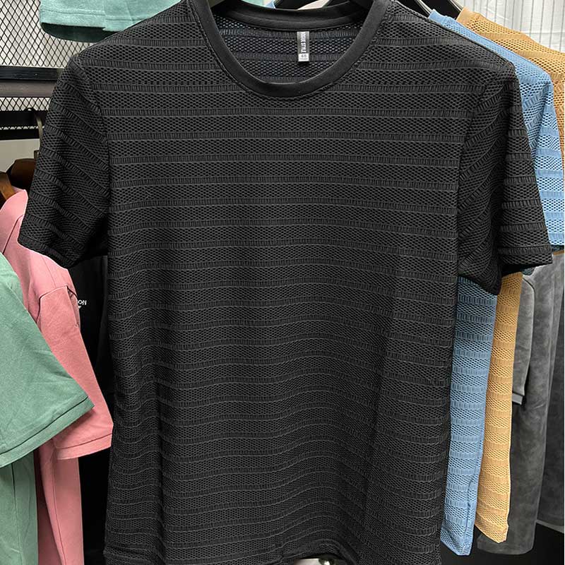 MatteoCaruso Ice Mesh-T-shirt