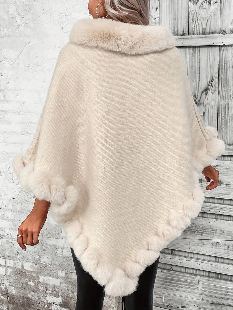 Chloé - Chic pullover i imiteret pels