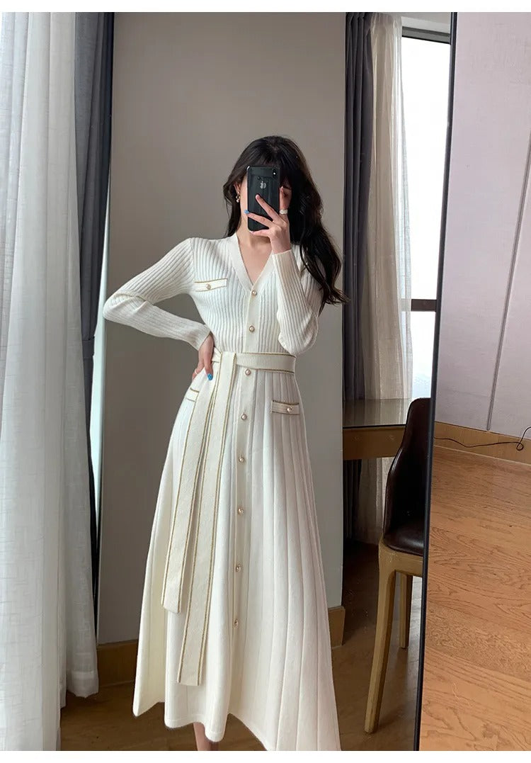 SophiaMoretti Kjole med Sløjfe